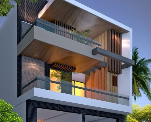 4D Elevation & 4D Floor Plan